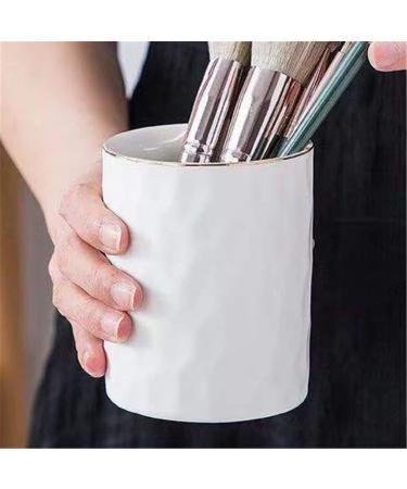 ROLTIN Desk Top Storage Ceramic Pencil Holder Eyeliner Eyebrow Pencil Make-up Brush Beauty Holder D 8*10CM - Buy Online on GoSupps.com