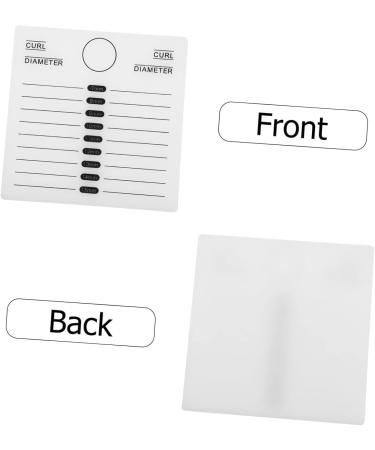 minkissy 1pc Eyelash Spacer Eyelash Gasket Glass Eye Lash Stand Eyelash Crystal Pallet Grafting Pad Lash Grafting Plate Tool Lash Trays Lash Grafting Gasket Acrylic Auxiliary White Epoxy - Buy Online on GoSupps.com