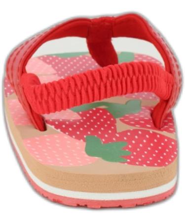 Beck Girls Strawberry Flipflops 27 EU - Trendy Red Summer Sandals for Kids | International Shipping Available - Buy Online on GoSupps.com