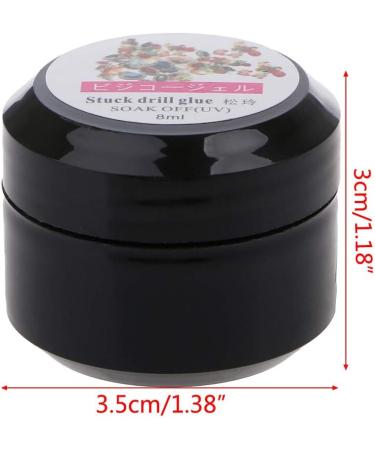 GUMEI Rhinestones Nail Art Glue Gel 8ml - Strong Adhesive for Gems & Jewelry Decor - Buy Online on GoSupps.com