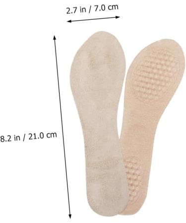 NOLITOY Honeycomb Three-Point Insole & Nail Gloves - Heel Lift Insoles for Women | 3/4 Length Shoe Inserts & Sports Shoes - Buy Online on GoSupps.com