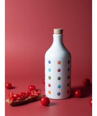 Muraglia - Extra Virgin Olive Oil Pois Ceramic Jar (Intense Fruity) 500ml - Buy Online on GoSupps.com