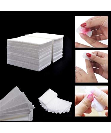 1000pcs Lint Free Nail Wipes & Pump Dispenser Bottle for Acrylic & Gel Nails - Residue-Free Cleaning - Buy Online on GoSupps.com