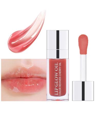 GL-Turelifes Plumping Lip Gloss Oil - Hydrating Tinted Lip Balm for Long Lasting Nourishment | Transparent Lip Oil with Glitter Shine Primer | Non-Sticky Lip Care in 012Rosewood - Buy Online on GoSupps.com