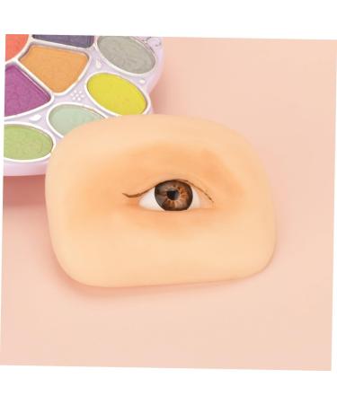 FOMIYES 4pcs Makeup Practice Skin Facial Tools Eyeshadow Practice Skin Reusable Practice Boards 3d Major 1 count (Pack of 1) Left Eyex4pcs - Buy Online on GoSupps.com