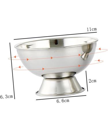 Magiclulu Men's Shaving Shells - Stainless Steel Foam Shaving Cup with Lid | Rustproof Shaving Cream Holder for Men - Buy Online on GoSupps.com