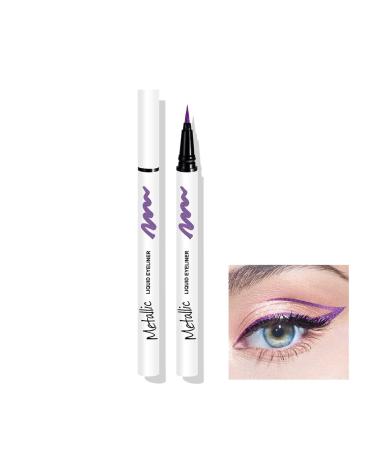 LXZJJM Professional Pearlescent Glitter Liquid Eyeliner - Long-Lasting Waterproof Cruelty-Free and Vegan Smooth and Easy to Apply (04 0.7g/0.025OZ)