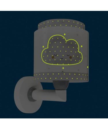 Dalber Children's Wall Lamp - Baby Dreams Cloud Grey E27 | Stylish Lighting for Kids' Rooms - Buy Online on GoSupps.com