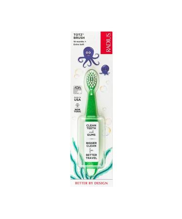 RADIUS Totz Toothbrush 18 + Months Extra Soft Green Sparkle