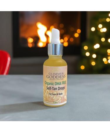 Glimmer Goddess Organic DHA FREE Tanning Drops for Face & Body 1 oz. - Buy Online on GoSupps.com