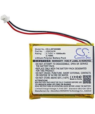 1000mAh Replacement Battery for Luvion JS803438 Platinum 2 | International Shipping Available - Buy Online on GoSupps.com