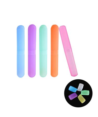 5 toothbrushes case toothbrush head protective toothbrush toothbrush case travel case toothbrush travel portable toothbrush head covers perfect toothbrush container for travel 8