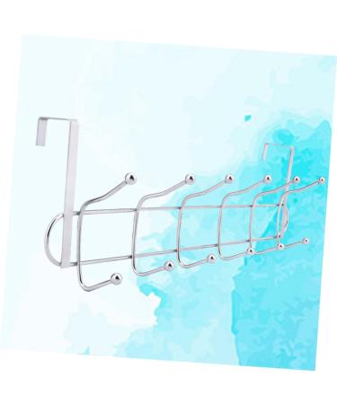 Alipis 6 Hanger Home Rack Storage Organizer Cabinet Clothes Stainless Door Hooks for Steel Hook Kitchen medium As Shown - Buy Online on GoSupps.com