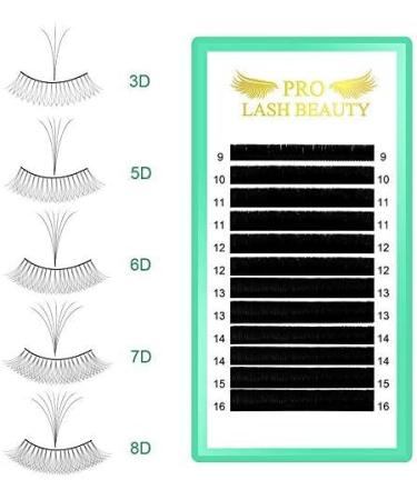 Easy Fan Lashes DD-0.05-10 mm | C D Curl Self Fanning Russian Lashes - Buy Online on GoSupps.com