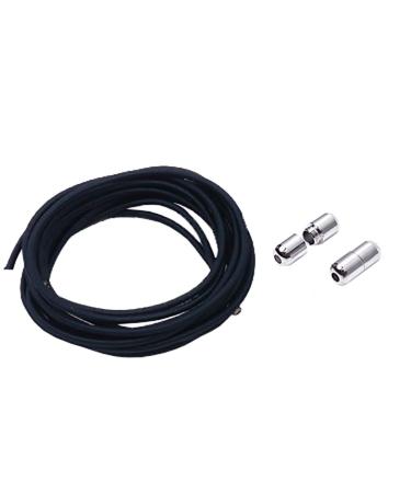 Flyingfish loopless shoe straps Elastic laces with lock quick locking fast lace -up system for children sport seniors triathlon dark blue