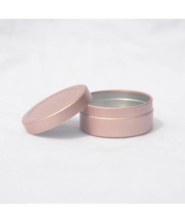 Zeoabsy 24-Pack 20ml Matte Rose Aluminum Round Tin Cans for DIY Ointments Candles & Cosmetics Durable Plastic Lid Perfect for Shaving Soap - Buy Online on GoSupps.com