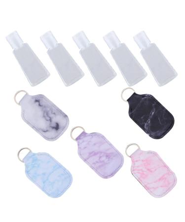 Zerodeko 10pcs Bottle Cover Bottle Set Lipstain Keychain for Keys Bottlecaps Portable Travel Bottles Bottle Protector Neoprene Mini Bottle Clamshell Portable Bottle
