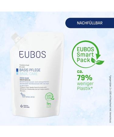 Eubos Creme Oil Bath 200ml - Best Bathing Concentrate for Dry Skin | Dermatologically Tested Skin Tolerance - Buy Online on GoSupps.com