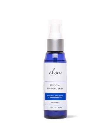 Elon Finishing Hair Shine Spray Fast Drying Thermal Hair Protector Spray for Shiny Hair w/Panthenol Silica & Hydrolyzed Silk Heat Protectant Spray - Revitalizing Hair Shine Serum for Dry Hair
