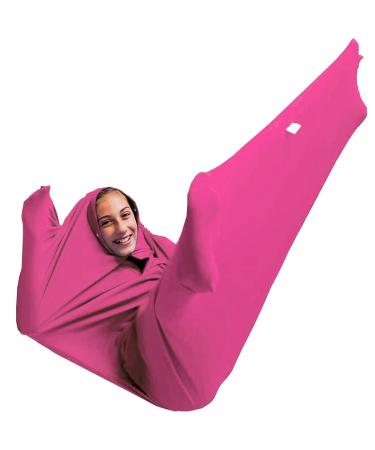 Zyuboeso Stretchy Body Sox Sensory Socks full body wrap Sock for children help children with autism and ADHD and BASSERSENDIE Sensory processing (color: pink size: m/medium) m/medium pink