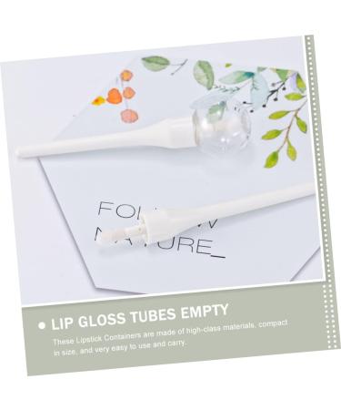Lot De 25 Tubes Vides Pour Gloss L vres Flacons Applicateurs Pour Rouge L vres Petits Flacons tanches Teint s Blancs Abs - Buy Online on GoSupps.com