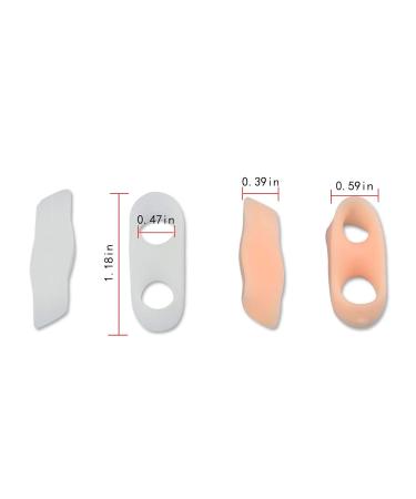 Soft Silicone Gel Toe Spreader - 6 Pairs for Hallux Valgus & Overlapping Toes - Small Toe Separator & Protection - Buy Online on GoSupps.com