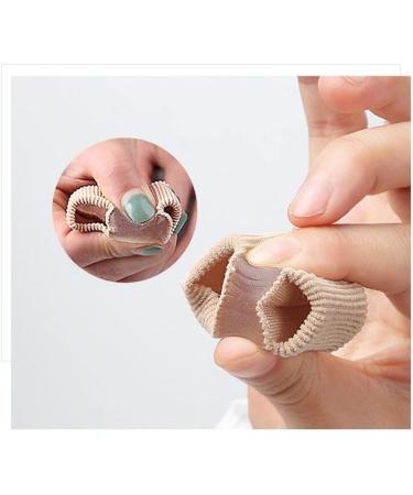 2 Pairs Soft Breathable Toe Separator Sleeves with Gel Spacer for Big Toe Alignment and Pain Relief - Hammer Toe Corrector for Bunions and Overlapping Toes (Size S) - Buy Online on GoSupps.com