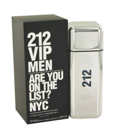 Carolina Herrera 212 Vip Eau De Toilette Spray for Men 3.4 Ounce (Packaging may vary) 3.4 Fl Oz (Pack of 1) - Buy Online on GoSupps.com