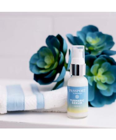 Turmeric Serum for Glowing Skin - Lightweight Anti-Aging Face Serum with Tea Tree Oil & Aloe Vera | Perfect for Sensitive Skin | 1oz - Buy Online on GoSupps.com
