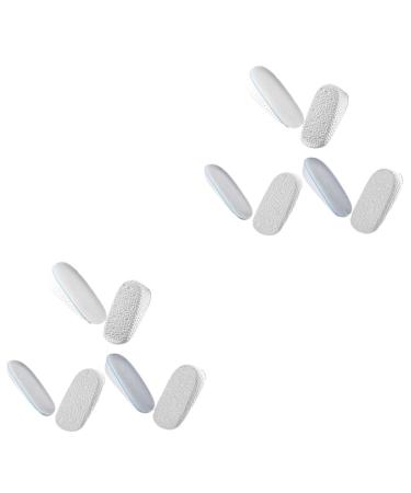 FOMIYES 6 Pairs Inner Heightening Half Pad Insole Heel Lift Inserts Heightening Shoes Pads Leg Discrepancy Heel Pad Heel Lift Pads Men and Women Damping Cushion Foaming