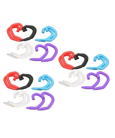 Gatuida 30 pairs of masks clip holder for masks ears hook ear cable buckle hook for face cover ear protection mask hook hooks to hang up the mask sport ear masks accessories 5x3cmx3PCs