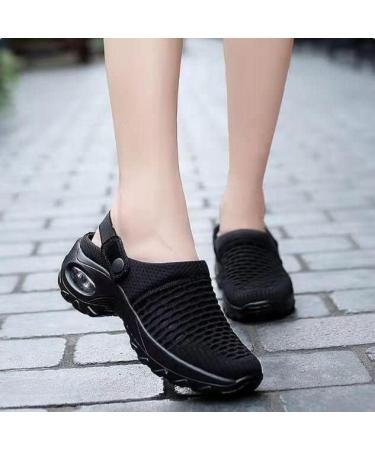 Diabetic Walking Air Cushion Orthopedic Slip-on Shoes for Men Women - Black, Size 11 - Buy Online on GoSupps.com