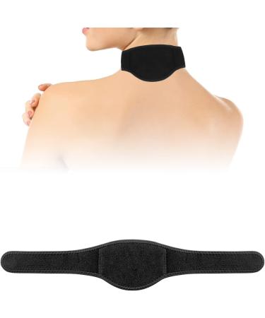 Self Heating Neck Wrap Magnetic Heated Brace Comfy Support Protector Pain Reduction Soft Warm Universal Size Ideal for Men Women For Daily Use and Therapeutic Sessions - Buy Online on GoSupps.com