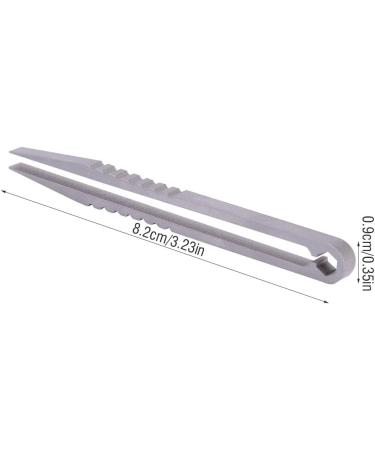 Zaweliyo Alloy Tweezers - Portable EDC Mini Tool for Outdoor Survival Camping & Travel | High Strength & Flexibility | 8.2 x 0.9 cm - Buy Online on GoSupps.com
