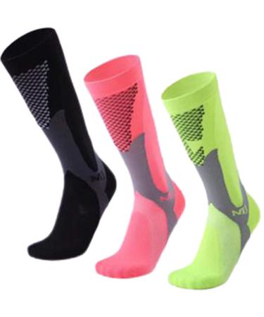 ZLYJ Compression Stockings Support Stockings Women Men for Sports Flight Circulation Anti-Thrombosis Recovery DL