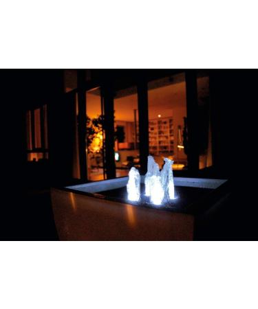 OASE 50115 Lunaled: 9-Piece Underwater & Source Stone Lighting for Ponds Fountains & Gardens - Cold White Diodes - Buy Online on GoSupps.com