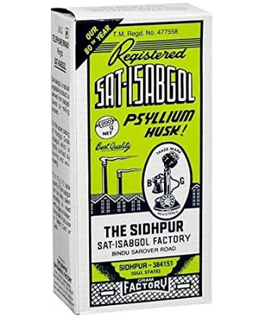 Sat Isabgol 200g (Pack of 1) - Also Known as Psyllium Husk - Supports Digestive Health Smooth and Effective Relief from Constipation