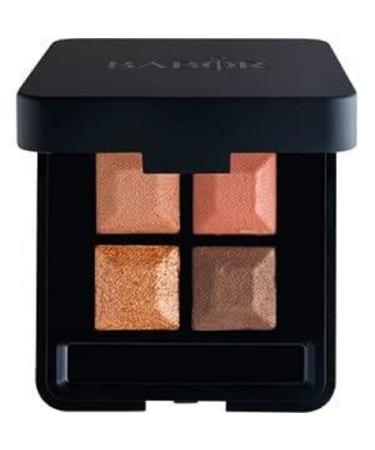 Babor make-up eye shadow quattro four-lid shadow palette coordinated nuances silk matt & shiny easy to blend 4 g 01 nudes