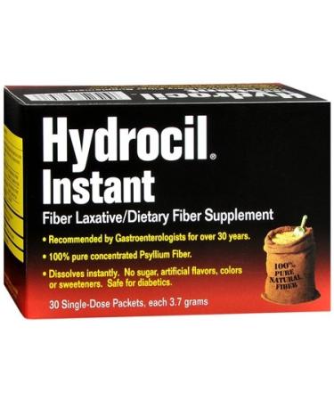 Hydrocil Powder Paks Instant relieves Constipation - 30 Each