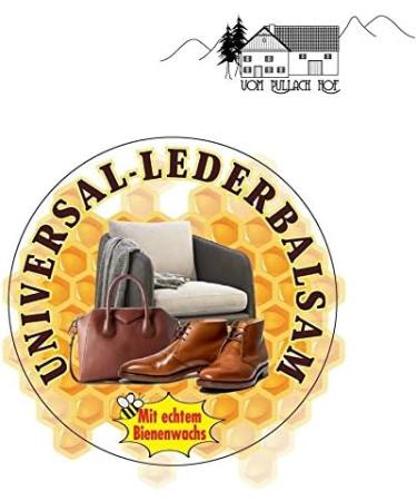 Pullach Hof Lederbalsam Universal 250ml - Premium Beeswax Leather Care for Shoes Clothing Furniture & More - Buy Online on GoSupps.com