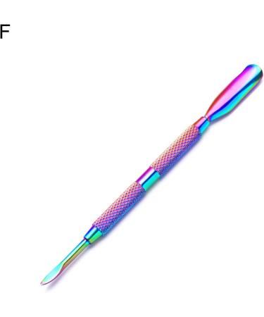 Nail Cleaning Tool Multifunctional Professional Lightweight Gel Polish Remover Stainless Steel Cuticle Pusher Nail Art Tools F - Buy Online on GoSupps.com