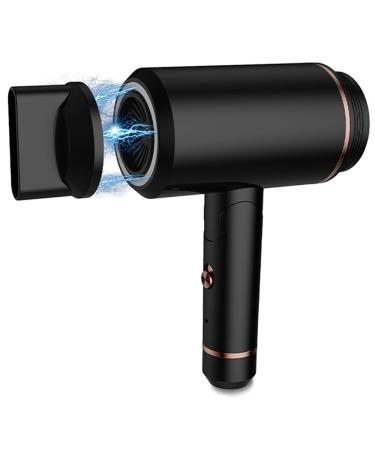 Cordless Hair Dryer for Womenm Lonic Blow Dryer with Magnetic Nozzle Rechargeable Low Noise Hair Dryers Wireless Hair Dryer for Home/Travel
