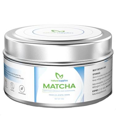 Matcha Green Tea Powder | Macha Japanese Ceremonial Grade from Uji Kyoto First Harvest Stone-Ground AAAAA Certified Natural Energy & Focus Vegan Detox Superdrink | Naturesupplies (100g) 100.00 g (Pack of 1) - Buy Online on GoSupps.com
