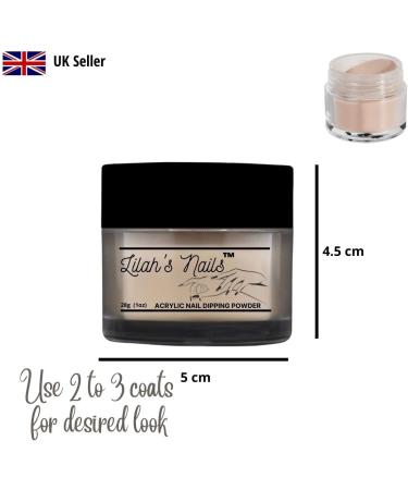 Sand Dune Nude Dipping Powder - LILAH'S NAILS 28g (1oz) for Easy 3D Nail Art - Buy Online on GoSupps.com