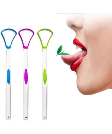1 Pc Tongue Cleaner Scraper - Boost Oral Health & Fresh Breath - Random Colors - Buy Online on GoSupps.com