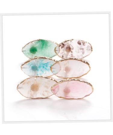 Beige Nail Art Finger Ring Palette Color Mixing Plates & Manicure Tools for Perfect Nail Designs | International Shipping Available - Buy Online on GoSupps.com