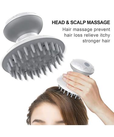 Electrical Scalp Massage Device | Electric Head Massage Brush for Tension Relief & Relaxation - Buy Online on GoSupps.com