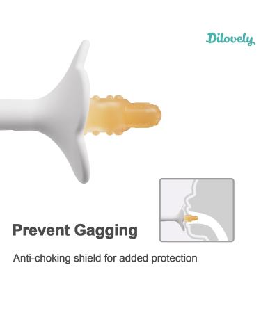 Freezable Silicone Teething Toys for Babies - Set of 2 | Soothes Sore Gums, Chew Toy With Hanging Hole | Dilovely Lollipop - Buy Online on GoSupps.com