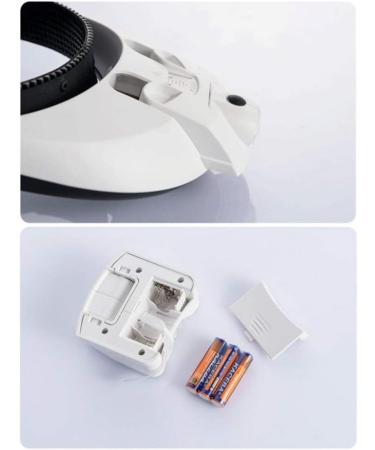 (1.0X/1.5X/2.0X/2.5X/3.5X) HD Illumination Magnifier for Elderly Youth Reading Books Mobile Phone Clock Repair White Made in China - Buy Online on GoSupps.com