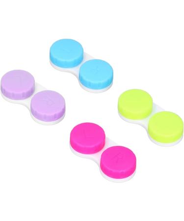 VBY 16-Pack Colorful Mini Contact Lens Containers - Ideal for Travel & Outdoor Storage - Buy Online on GoSupps.com